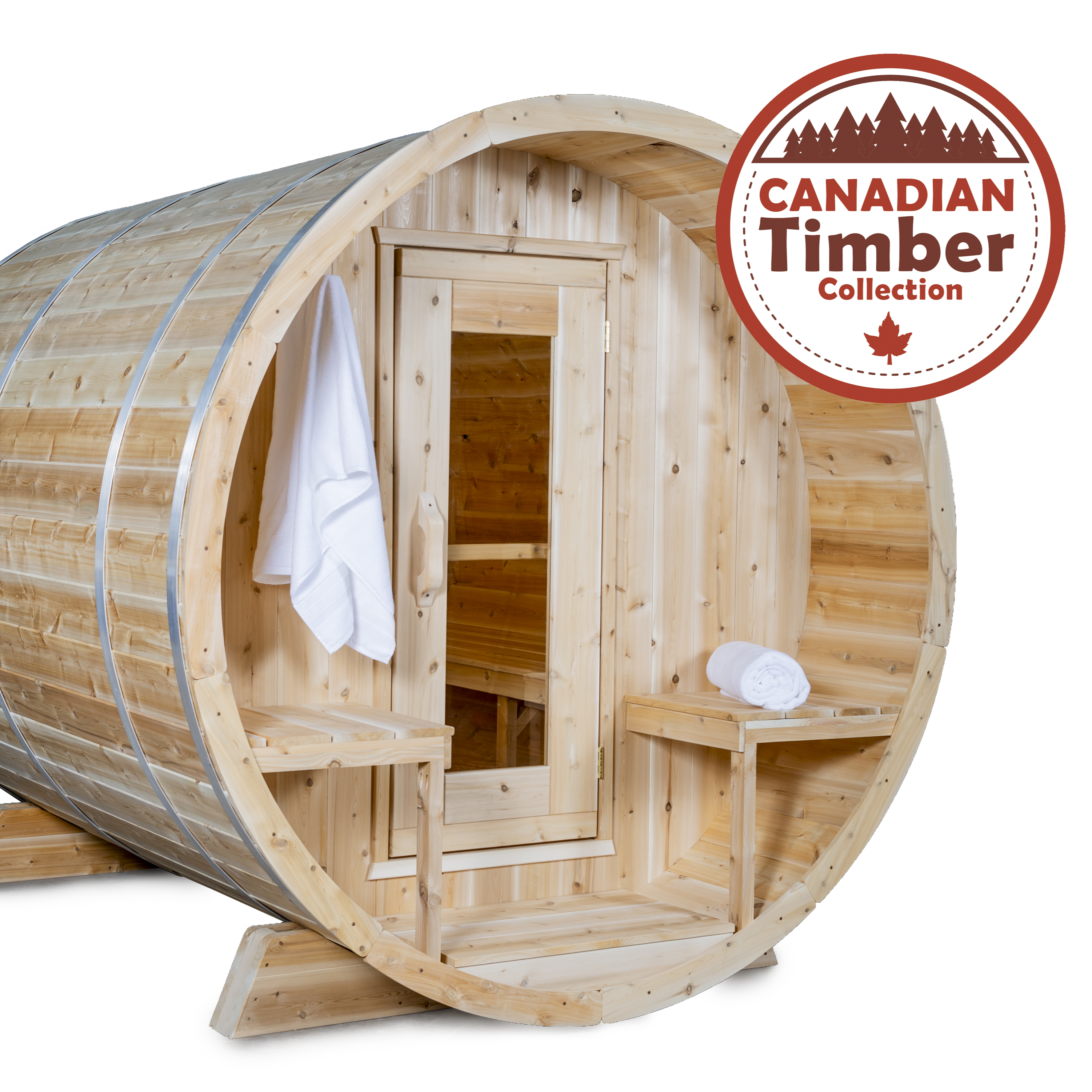 Canadian Timber Serenity Barrel Sauna