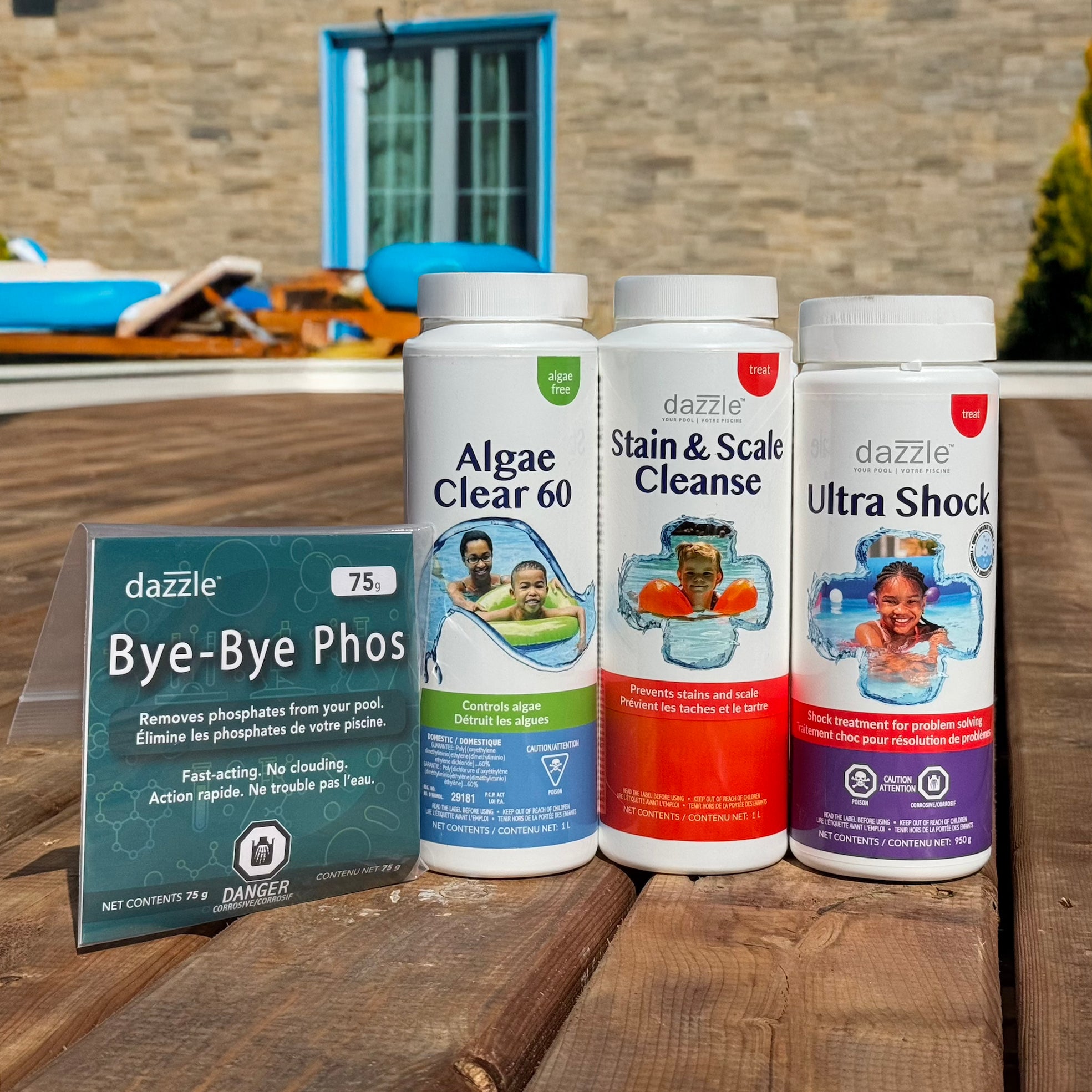 Dazzle Premium Pool Opening Kit, Free Bye-Bye Phos Tab Included