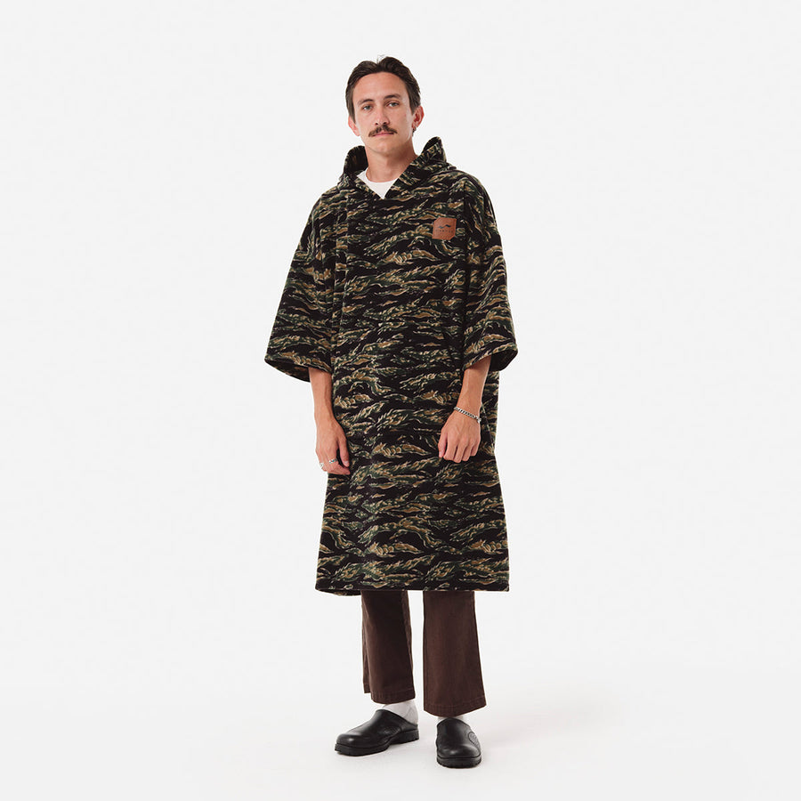 Major Chilling Fleece Poncho - Multi Colour