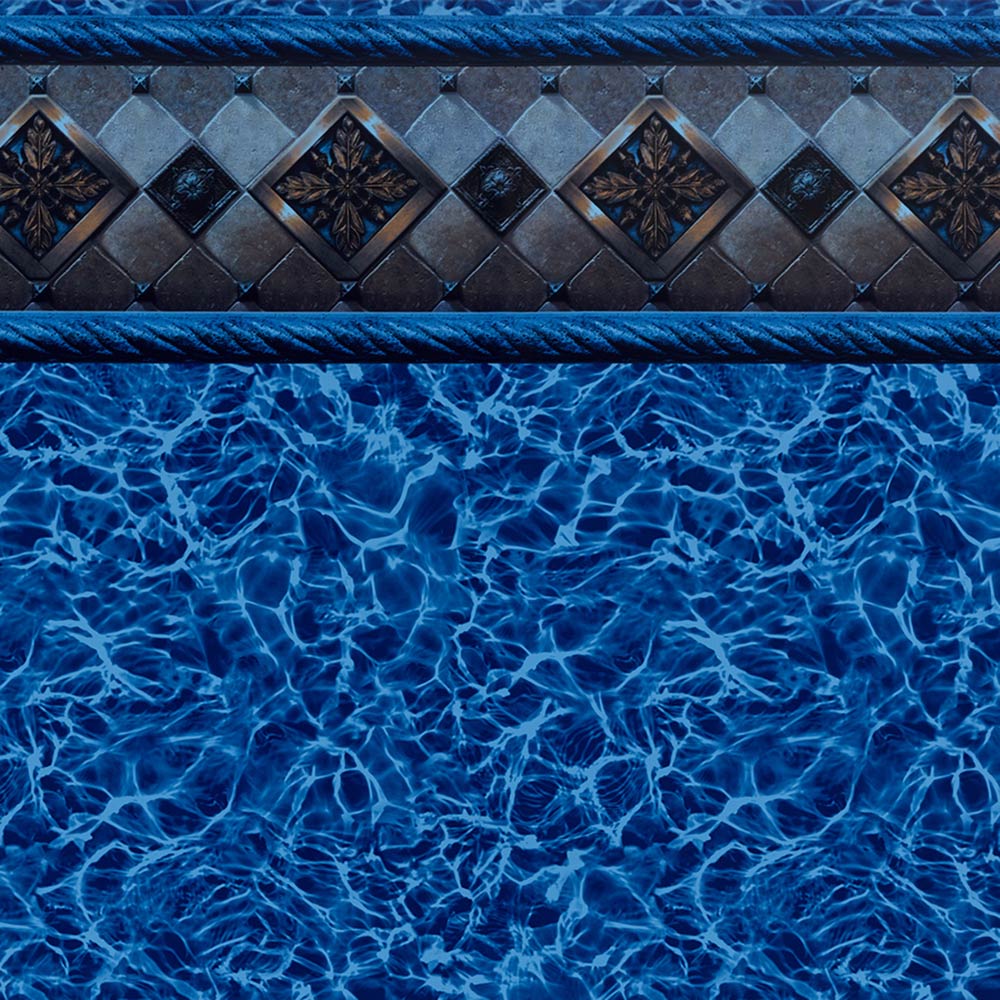 BLUE BAYVIEW TILE  BLUE DIFFUSION FLOOR 28 Mil