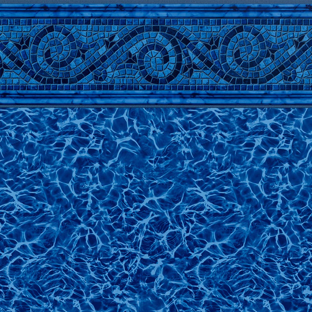 SIESTA WAVE BLUE TILE BLUE DIFFUSION FLOOR 28 Mil