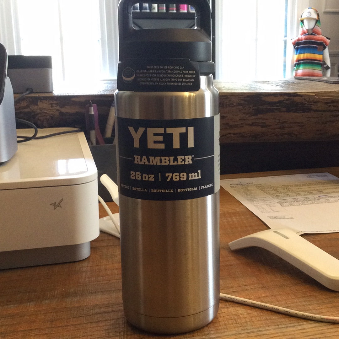 Rambler 26 oz / 769 ml Bottle w/ Chug Cap - Stainless Steel