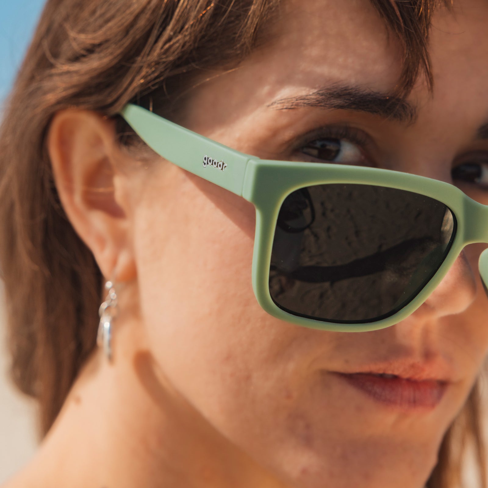 Goodr Tidal G – Lazy River Royalty (Dark Green / Green Lens)