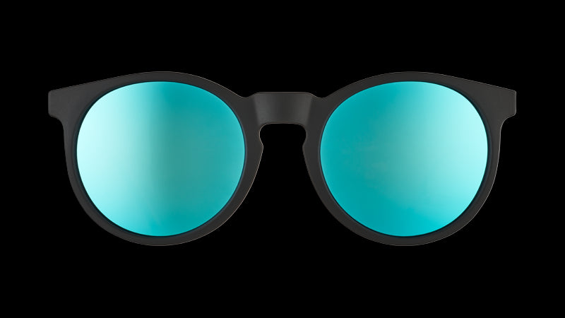 Goodr Circle G – Midnight Ramble at a Circle Bar (Black / Blue Mirrored)