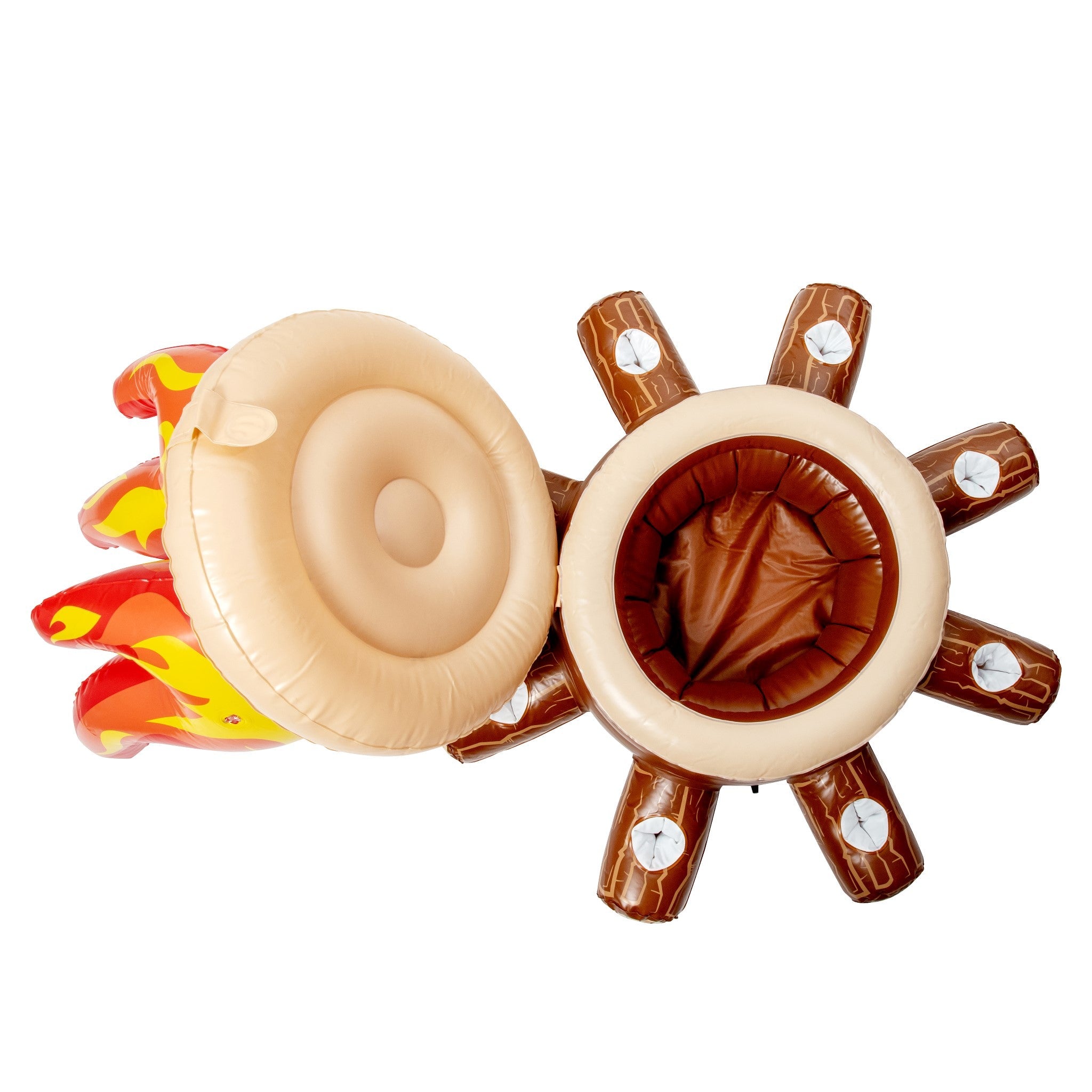 Campfire Cooler – Inflatable Floating Beverage Cooler by Float-Eh