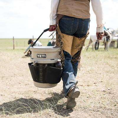 The YETI Fully-Loaded Bucket with Clear Lid