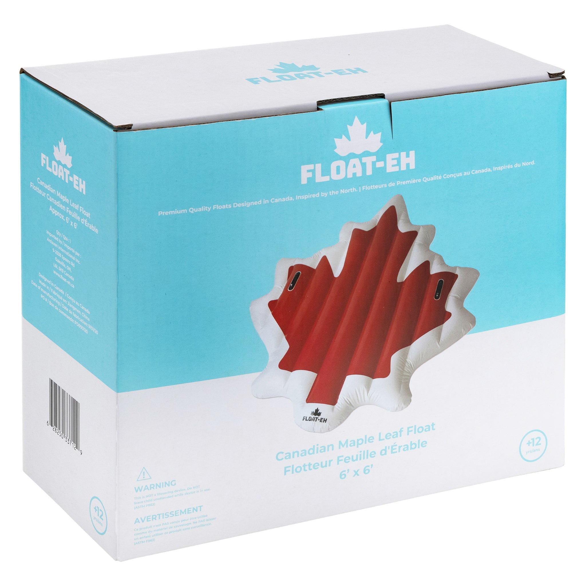 The Maple – Canadian Maple Leaf Inflatable Pool & Lake Float by Float-Eh