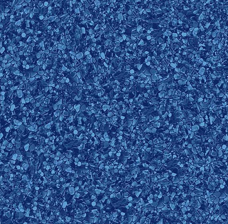 FULL BLUE BEACH PEBBLE (NO TILE BORDER) 27 Mil