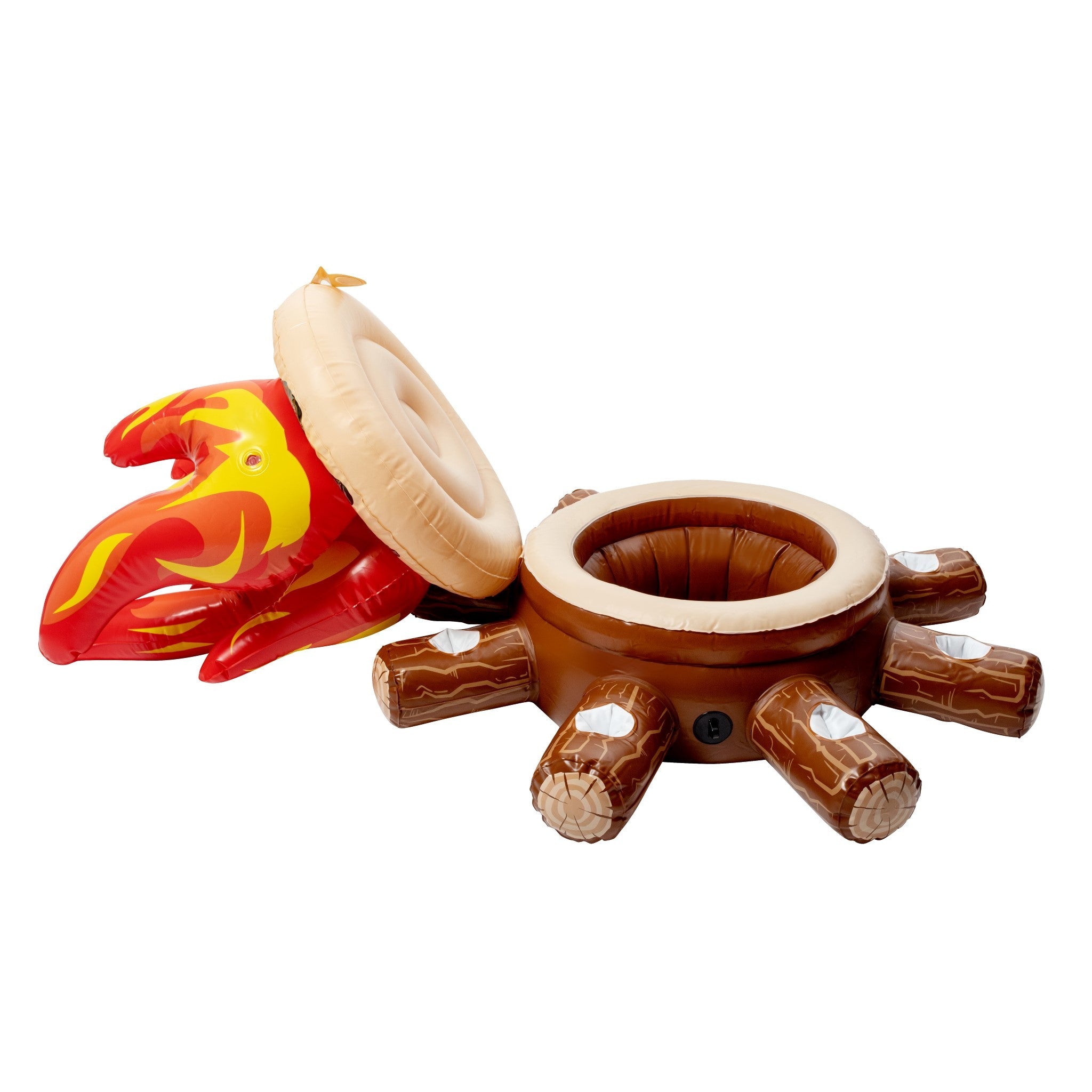 Campfire Cooler – Inflatable Floating Beverage Cooler by Float-Eh