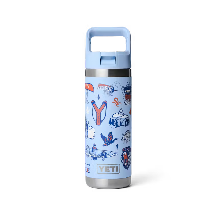 YETI Rambler® 18 oz / 532 ML Water Bottle With Colour-Matched Straw Cap