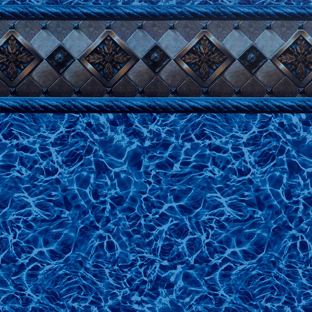 BLUE BAYVIEW TILE BLUE DIFFUSION FLOOR  <br> 20 MIL
