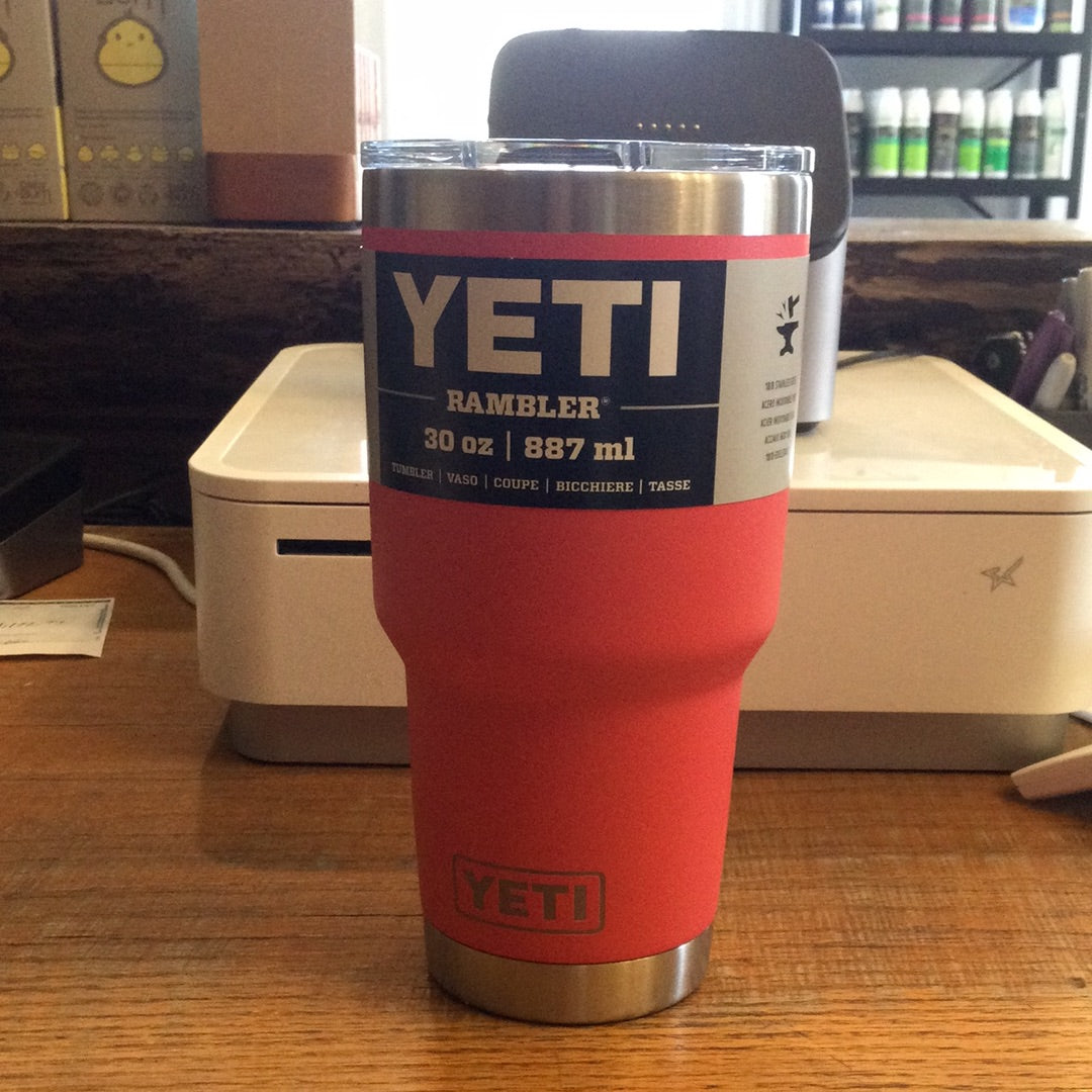 Red yeti 30 oz hot sale tumbler